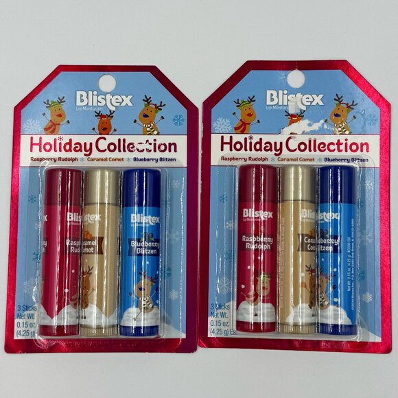 Lot of 6 Blistex Holiday Collection Lip Balms - Picture 1 of 1